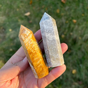 Piedras naturales de cristal de jade coral de alta calidad al por mayor para decoración del hogar única y regalos festivos - Product Image 5