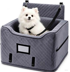 Siège auto rehausseur pour chien, coussin de protection pour animal de compagnie, siège de voyage pour chiot, siège auto pour chien, rehausseur de siège auto pour la plupart des voitures - Product Image 6