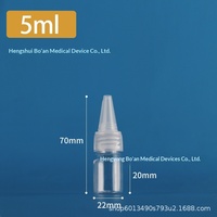 Bouteilles à bec verseur en plastique PET transparent pour pigments et lotions, vente en gros, Hebei