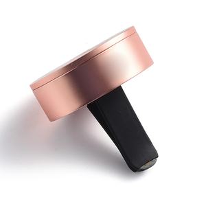 Diffuseur de parfum pour voiture en métal avec impression UV or rose classique, logo personnalisé - Product Image 2