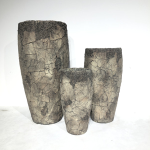 Modern Style Cement Flower Pots with Drainage Hole Eco-Friendly & Durable for Outdoor/Indoor Use Home Shopping Mall & Garden - Product Image 6