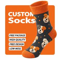 Chaussettes en coton doux et élasthanne de haute qualité, confortables, personnalisables OEM pour hommes, femmes et enfants