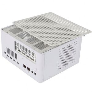 Bao vây trường hợp GPU truyền giáo PC tương lai đam mê Mini ITX Card đồ họa johnsbo C2 Midi tháp màn hình kim loại orizzontal - Product Image 3