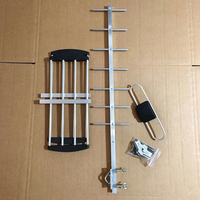 Antenne TV numérique Yagi extérieure 1080P avec câble de 10 m, antenne HDTV longue portée 15dBi pour chaînes locales gratuites DVB-T2