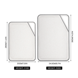 Planche à découper double face en plastique PP durable et écologique, épaisseur 1,5 cm, pour la cuisine domestique, découpe de viande et de légumes - Product Image 6