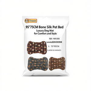 Cuccia per Animali Domestici in Seta Ossea 95*75CM, Tappetino di Lusso per Cani per Comfort ed Eleganza - Product Image 2
