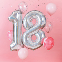 Ballons numérotés en Mylar 18/21/30/40/50/60, 26 pouces, avec paillettes dorées, guirlande de ballons Joyeux Anniversaire pour la décoration de fête