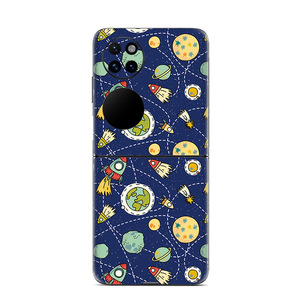 Film de protection arrière pour téléphone pliable Huawei P50 Pocket S, autocollant de protection avec motif Cookie Monster Elmo, LX B4059 - Product Image 2