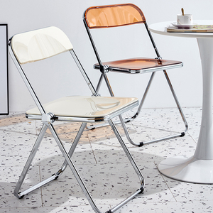 Sedia pieghevole pieghevole acrilico di lusso nordico moderno ala Lounge mobili per la casa in metallo <span class=keywords><strong>soggiorno</strong></span> <span class=keywords><strong>sedie</strong></span> accento per <span class=keywords><strong>soggiorno</strong></span> - Product Image 5