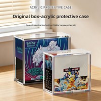 Boîte de protection pour cartes SPC ETB PTCG Prismatic Evolutions japonaises avec ouverture magnétique en acrylique, protection UV et haute transparence