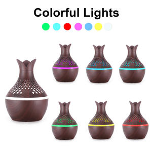 Diffuseur d'arômes et humidificateur Yx série 063, 300 ml, alimenté par USB, lumière LED, utilisation domestique, design vase à pétales portable - Product Image 3