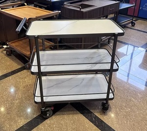 Hiện đại thép không gỉ khách sạn Party Wedding ăn uống rượu nước giải khát xe đẩy với Wine Cellar & Home Bar sử dụng - Product Image 1