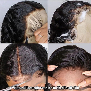 Wholesale <strong>Cheap</strong> Raw Indian Virgin Body Wave Hd Full Lace Frontal <strong>Wig</strong> Bob Natural Human Hair Transparent Lace Front Short <strong>Wigs</strong> - Product Image 2