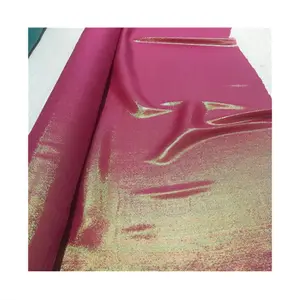 Silk blended Lurex metallic chiffon uragiri tecido tingido