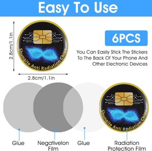 Autocollant personnalisé en PVC <span class=keywords><strong>anti</strong></span>-rayonnement à ions négatifs, <span class=keywords><strong>puce</strong></span> <span class=keywords><strong>anti</strong></span>-radiation étanche <span class=keywords><strong>pour</strong></span> téléphones portables et ordinateurs portables, en stock - Product Image 3