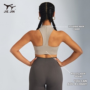 JIEJIN palestra per esercizi comodi Stretch medio supporto antiurto Comfort Running Fitness vuoto Sexy Yoga Halter sport <span class=keywords><strong>B</strong></span> - Product Image 3