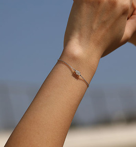 2026 Niche Luxury <b>Solid</b> S925 Sterling <b>Silver</b> Single Pearl Thin <b>Bracelet</b> For Women Minimal Elegant Adjustable Wrist Jewelry - Product Image 3