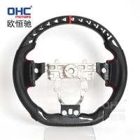Volante de fibra de carbono para volante Mitsubishi Lancer Evolution Evo 2014 2015 2013 2012 2011 2010 2009 2007