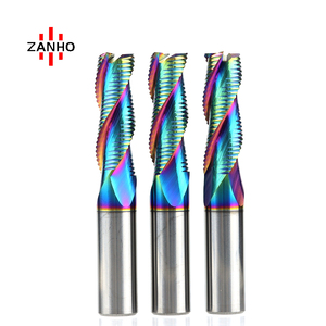 <span class=keywords><strong>Fresa</strong></span> <span class=keywords><strong>per</strong></span> sgrossatura ZANHO DLC a 3 taglienti, 35° di elica, in carburo di tungsteno HRC55 <span class=keywords><strong>per</strong></span> alluminio, rame, <span class=keywords><strong>plastica</strong></span>, CNC, ODM, OEM - Product Image 3