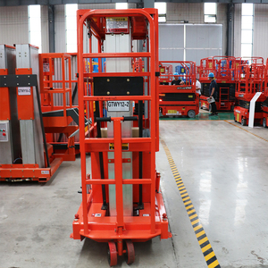 Строительный подъемник AC/DC, стреловой подъемник ODM/OEM, двухмачтовый алюминиевый подъемник для высотных работ - Product Image 3