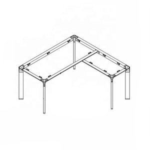 Table à cadre réglable avec pieds en fer - Product Image 3