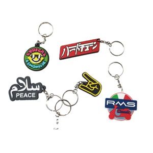 Llaveros y Anillos Personalizados con su Propio Logotipo de Marca, OEM, Impermeables, Impresos Digitalmente, de Aleación de Zinc y PVC Suave - Product Image 1