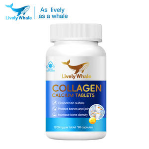 Lebhaftes Wal kollagen Chon droitin Kalzium tabletten Quelle Fabrik OEM ODM Label Anpassung Joint Health <span class=keywords><strong>Supplements</strong></span> - Product Image 1