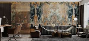 Azulejos de Piedra Sinterizada XIYOU con Diseño de Vetas de Madera, Formato Grande para Pisos y Paredes, Ideales para Sala de Estar, Recibidor, Dormitorio y Encimeras - Product Image 3