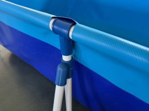 <span class=keywords><strong>Piscina</strong></span> Familiar <span class=keywords><strong>Rectangular</strong></span> de Acero, Ecológica, Impermeable, Plegable, Fácil de Instalar, Elevada, para Verano - Product Image 2