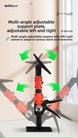 Poteaux de support télescopiques réglables 43-86 cm en acier Q235 avec poignée souple OEM pour armoires et vérins d'installation d'outils