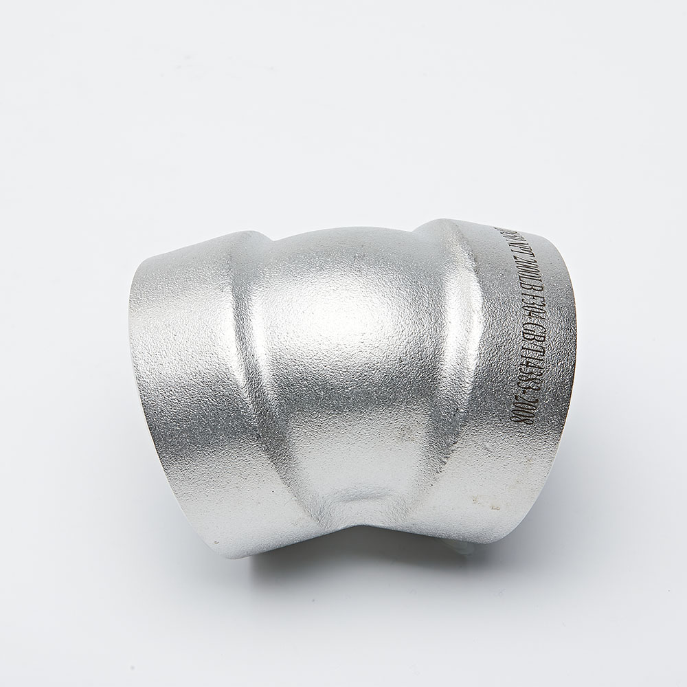 Free Sample Stainless Steel Pipe Fittings 45 Degree Forged Elbow 3000# NPT Threaded Elbows