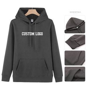 2024 Hot Sale <b>Men</b> Solid Hoodies Custom Embroidery Logo Heavyweight <b>Hoodie</b> Polar Fleece Thick <b>Hoodie</b> for <b>Men's</b> Winter Wear - Product Image 5