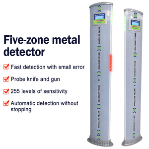 <span class=keywords><strong>Walk</strong></span> <span class=keywords><strong>Through</strong></span> <span class=keywords><strong>Metal</strong></span> <span class=keywords><strong>Detector</strong></span> Automatic Security Gate High Sensitivity <span class=keywords><strong>Multi</strong></span> Zone para o uso da escola e do escritório do aeroporto - Product Image 1