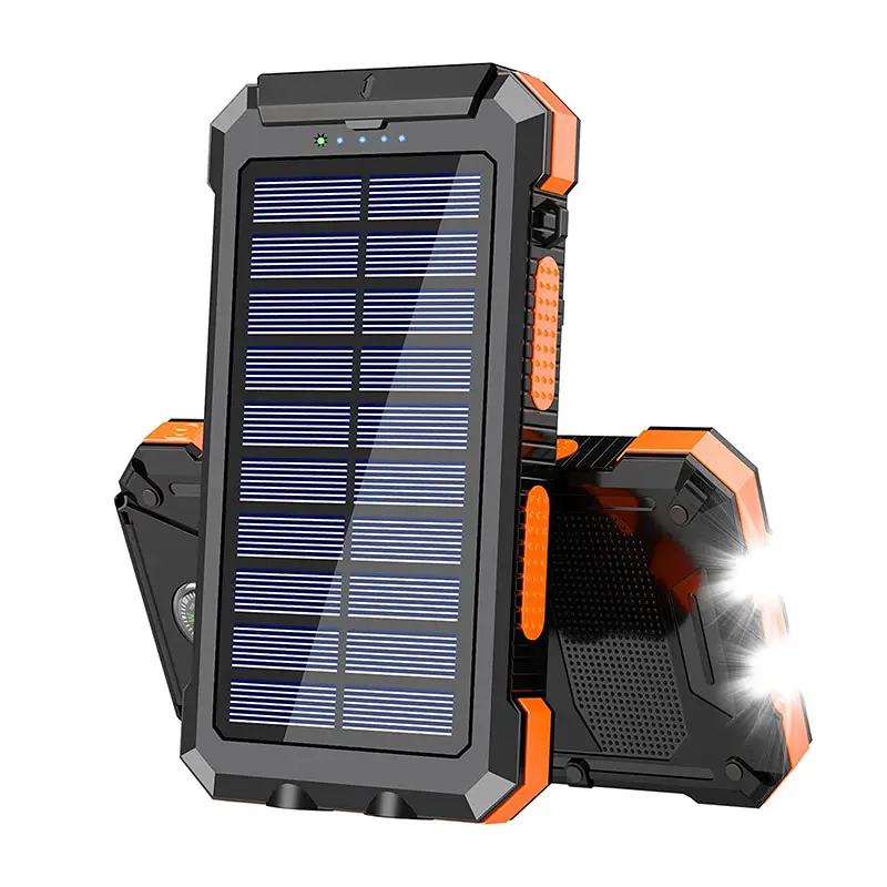 Chargeur de secours solaire Portable 30000 Mah pour téléphone Portable, chargeur solaire étanche pour téléphone Portable