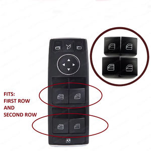 4 botones de interruptor de elevador de ventana izquierdo y derecho para C-Level W204 y E-Level W212 Windows 2049055402 - Product Image 4