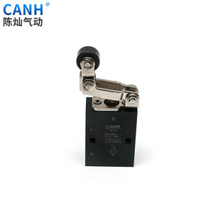 วาล์วควบคุมลมแบบกดปุ่ม 2 ตำแหน่ง 3 ทาง รุ่น S3V-08 ยี่ห้อ Canh Mechanical Valve - Product Image 2