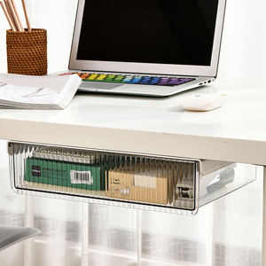 Cassetto portaoggetti in plastica Xinhang <span class=keywords><strong>da</strong></span> sotto la scrivania, comodo <span class=keywords><strong>organizer</strong></span> sotto il <span class=keywords><strong>tavolo</strong></span> - Product Image 3