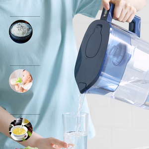 <span class=keywords><strong>Carafe</strong></span> <span class=keywords><strong>filtrante</strong></span> à eau alcaline portable de 2,3 L, riche en hydrogène et antioxydante, élimine le chlore et les métaux, sans BPA - Product Image 2