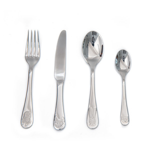 ชุดเครื่องใช้บนโต๊ะอาหารสำหรับเด็กพร้อมคว้าชุดช้อนส้อมรูปสัตว์ - Product Image 2