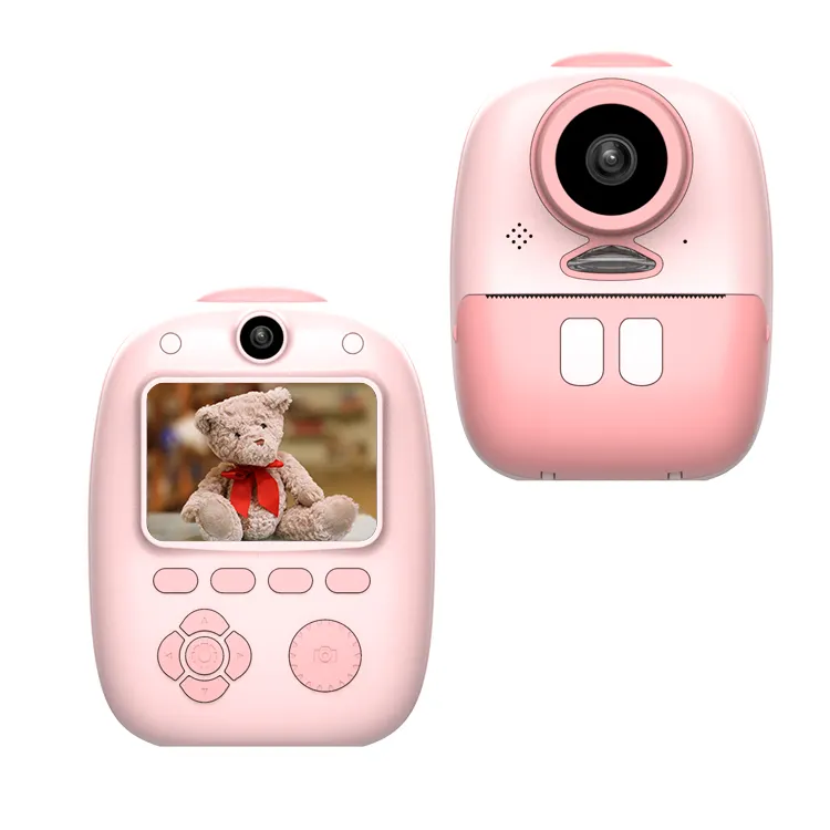 Cible Enfants Caméra Zéro Encre Thermique Imprimante Instantanée Caméra Enfants Caméra Vidéo Numérique Caméscope Pour Enfants