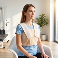 Orthèse dorsale orthopédique respirante et réglable, correcteur de posture, protection professionnelle du dos et de la poitrine, fabrication OEM sur mesure