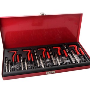 Thread Repair Tool Kit 131 Piece M5 M12 For Automotive Spark Plug Threads Red Metal Box - Product Image 4