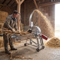 Coupe-herbe à disque haute vitesse 850 tr/min pour le traitement de l'herbe sèche et humide