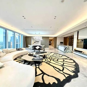พรมหรูหราสไตล์ฝรั่งเศสย้อนยุค รูปทรงไม่สมมาตร สำหรับตกแต่งร้านเสริมสวย ร้านทำเล็บ ร้านทำผม และพื้นที่ต้อนรับ - Product Image 3