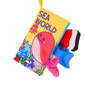 Baby Touch 3d Cloth Book About Animal Sensory Educational Soft Book Baby For Infant Toddler