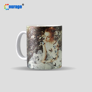 輝くフラッシュマグ グリッター昇華 11オンス コーヒーマグ セラミック 卸売 - Product Image 6