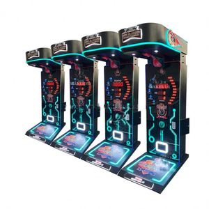 เครื่องเกมอาร์เคดสำหรับเด็กแบบหยอดเหรียญ เครื่องเล่นเกมต่อยมวยอิเล็กทรอนิกส์ในสวนสนุก เครื่องต่อยมวยพลาสติก - Product Image 4