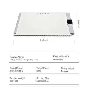 Plateau chauffant électrique de qualité supérieure pour aliments, chauffe-plat électrique pour la cuisine - Product Image 6