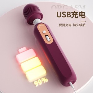 Euro <b>Vibrator</b> Rechargeable Silicone Massage Wand For Women Adult Toy - Product Image 3