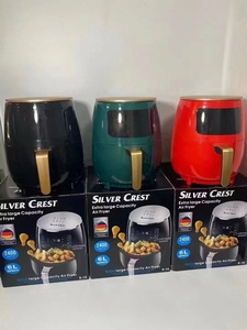 Freidora de aire eléctrica de 6L para el hogar, utensilios de cocina sin aceite, Crest plateado - Product Image 2